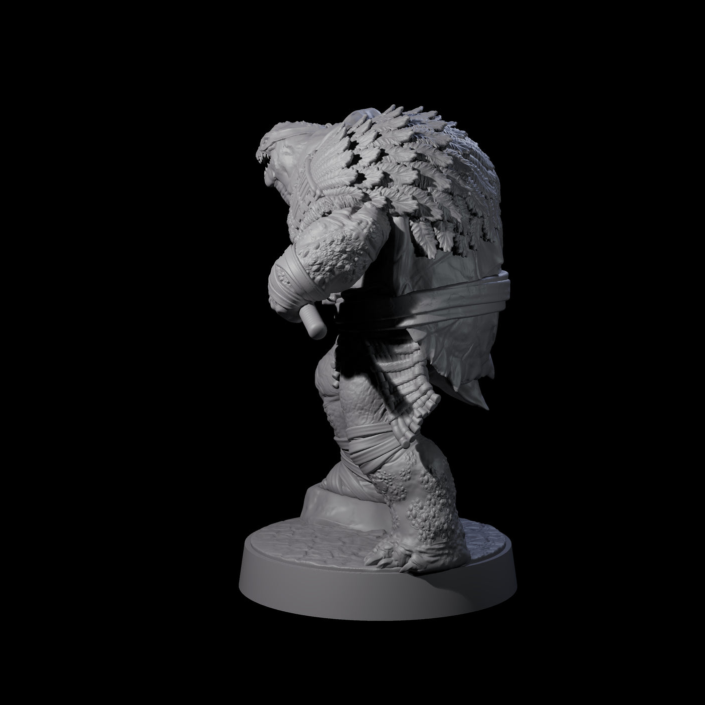 Masked Tortle Ninja C Miniature for Dungeons and Dragons, Pathfinder or other TTRPGs