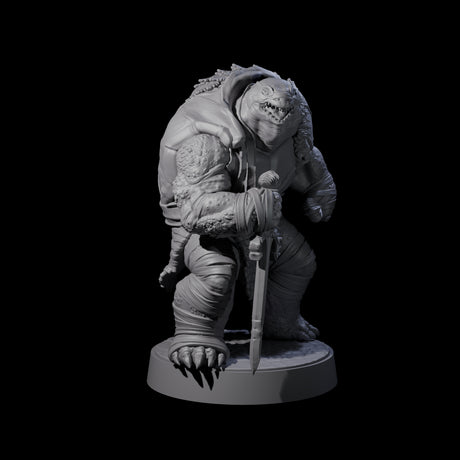 Masked Tortle Ninja D Miniature for Dungeons and Dragons, Pathfinder or other TTRPGs