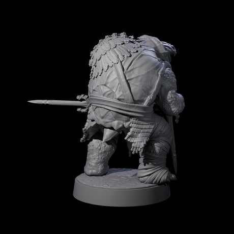 Masked Tortle Ninja D Miniature for Dungeons and Dragons, Pathfinder or other TTRPGs