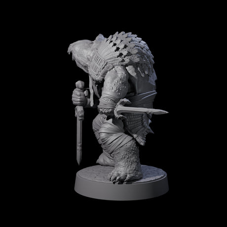 Masked Tortle Ninja D Miniature for Dungeons and Dragons, Pathfinder or other TTRPGs