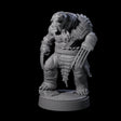 Masked Tortle Ninja E Miniature for Dungeons and Dragons, Pathfinder or other TTRPGs