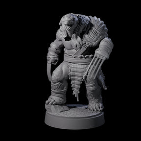 Masked Tortle Ninja E Miniature for Dungeons and Dragons, Pathfinder or other TTRPGs
