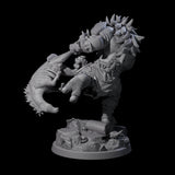 Masked Troll Berserker B Miniature for Dungeons and Dragons, Pathfinder or other TTRPGs