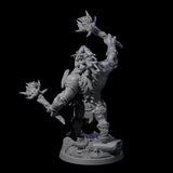 Masked Troll Berserker C Miniature for Dungeons and Dragons, Pathfinder or other TTRPGs