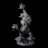 Masked Troll Berserker C Miniature for Dungeons and Dragons, Pathfinder or other TTRPGs