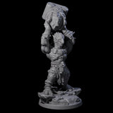 Masked Troll Berserker D Miniature for Dungeons and Dragons, Pathfinder or other TTRPGs
