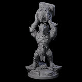Masked Troll Berserker D Miniature for Dungeons and Dragons, Pathfinder or other TTRPGs
