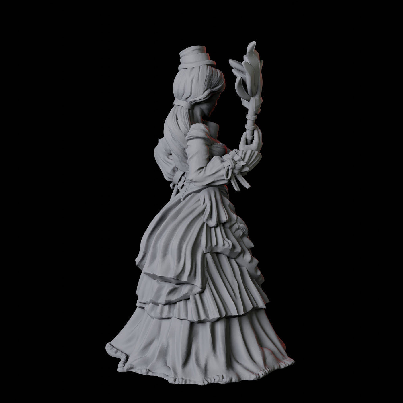Masquerade Lady A Miniature for Dungeons and Dragons, Pathfinder or other TTRPGs