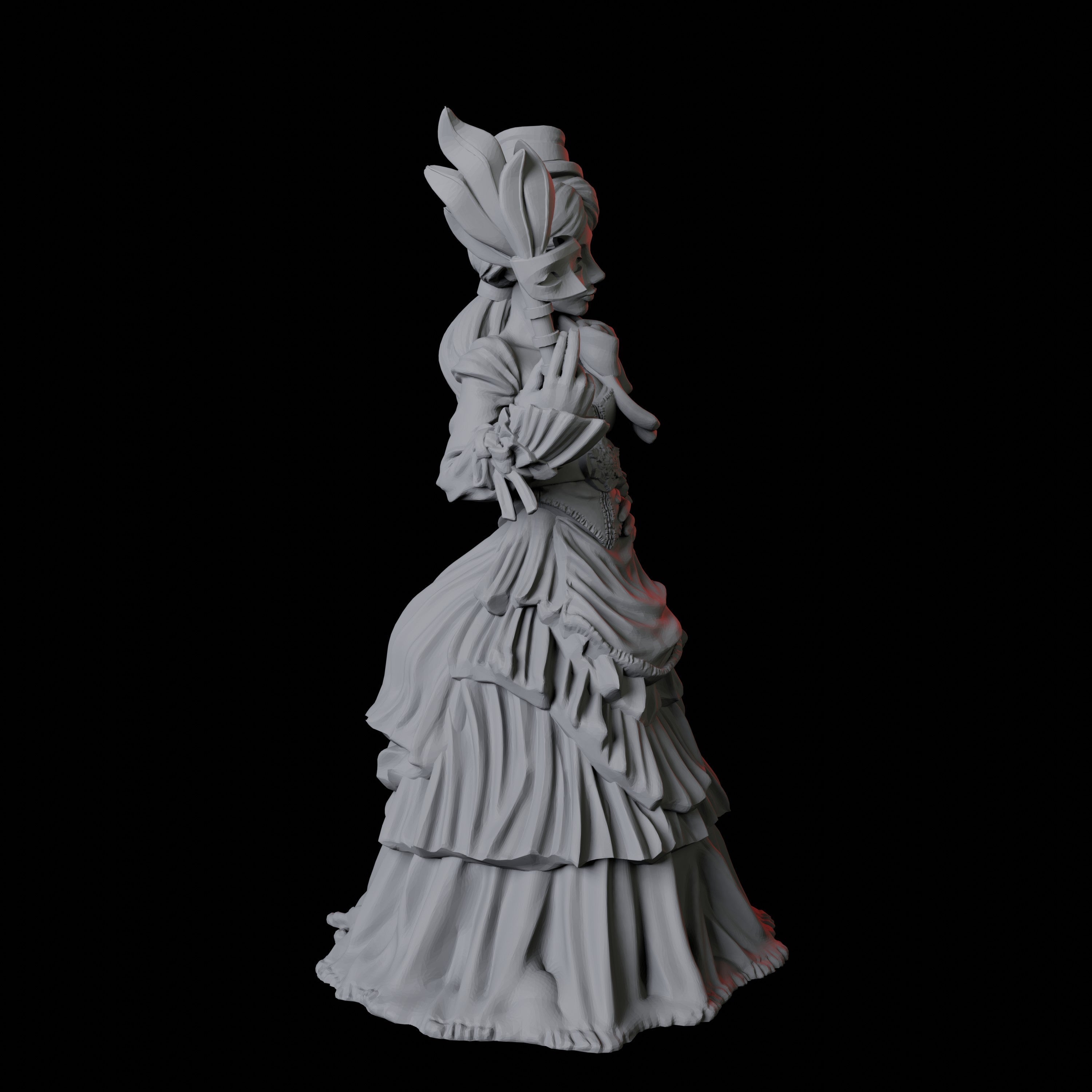 Masquerade Lady A Miniature for Dungeons and Dragons