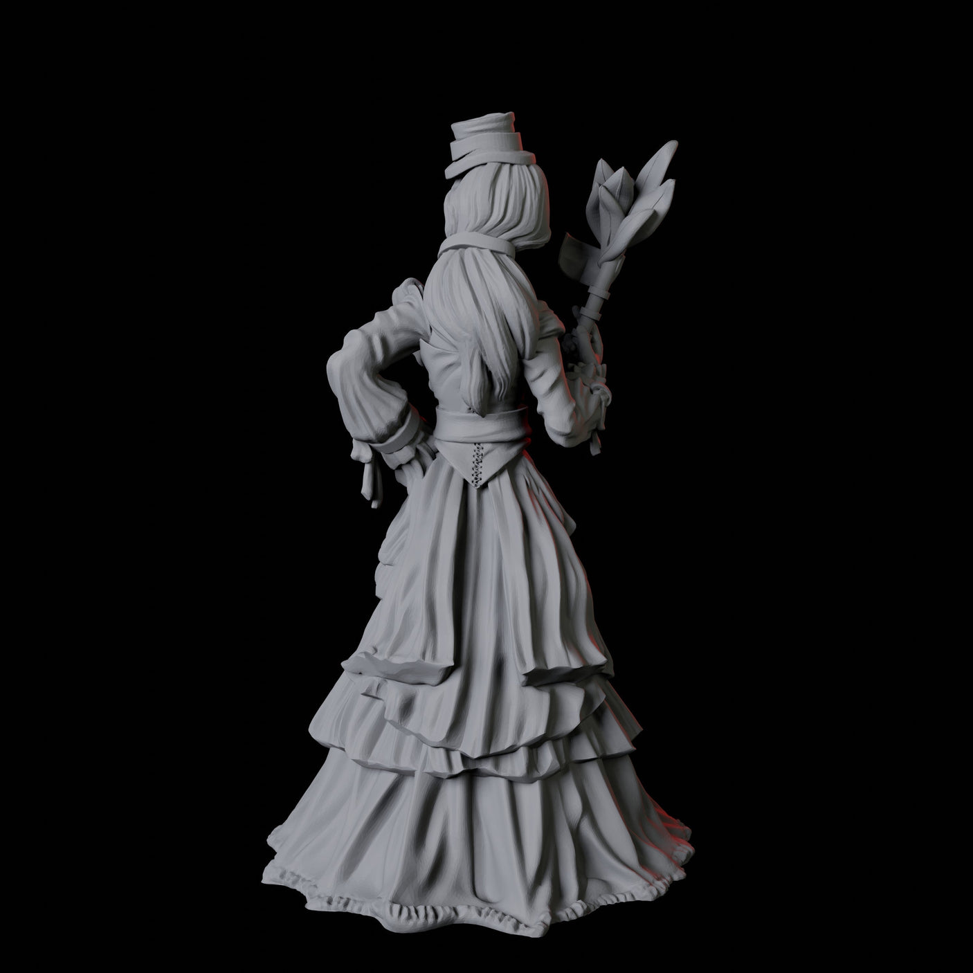 Masquerade Lady A Miniature for Dungeons and Dragons, Pathfinder or other TTRPGs