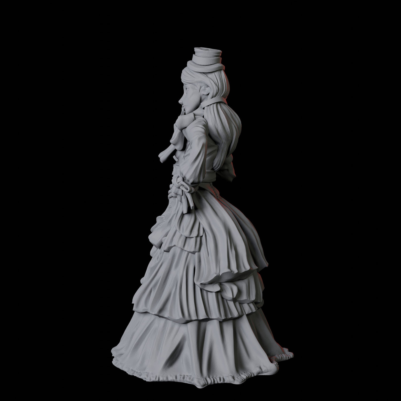 Masquerade Lady A Miniature for Dungeons and Dragons, Pathfinder or other TTRPGs