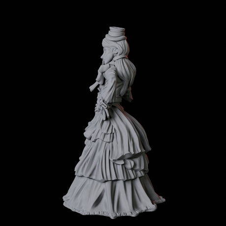 Masquerade Lady A Miniature for Dungeons and Dragons, Pathfinder or other TTRPGs