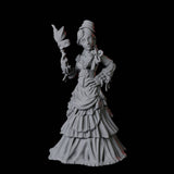 Masquerade Lady A Miniature for Dungeons and Dragons, Pathfinder or other TTRPGs