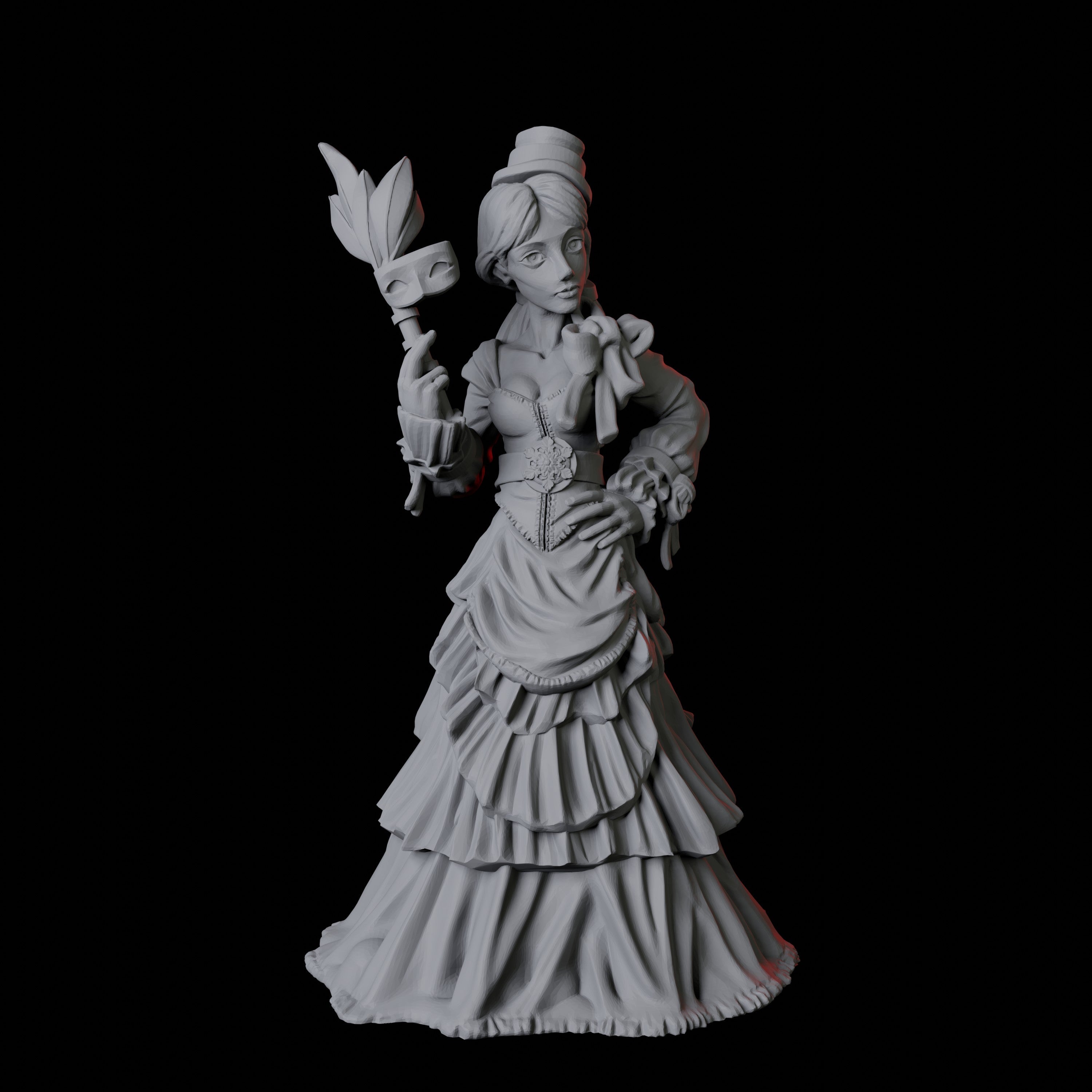 Masquerade Lady A Miniature for Dungeons and Dragons