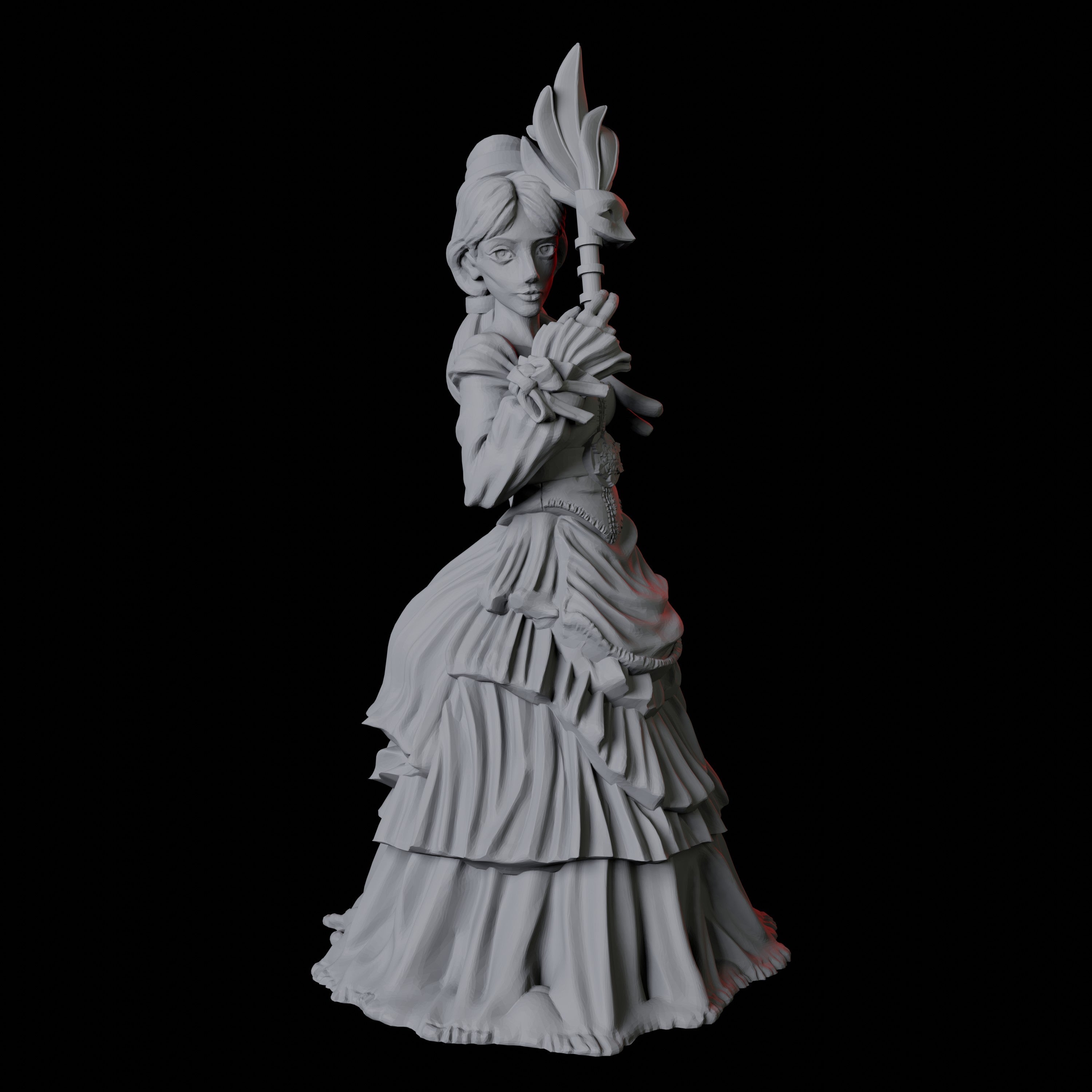 Masquerade Lady B Miniature for Dungeons and Dragons