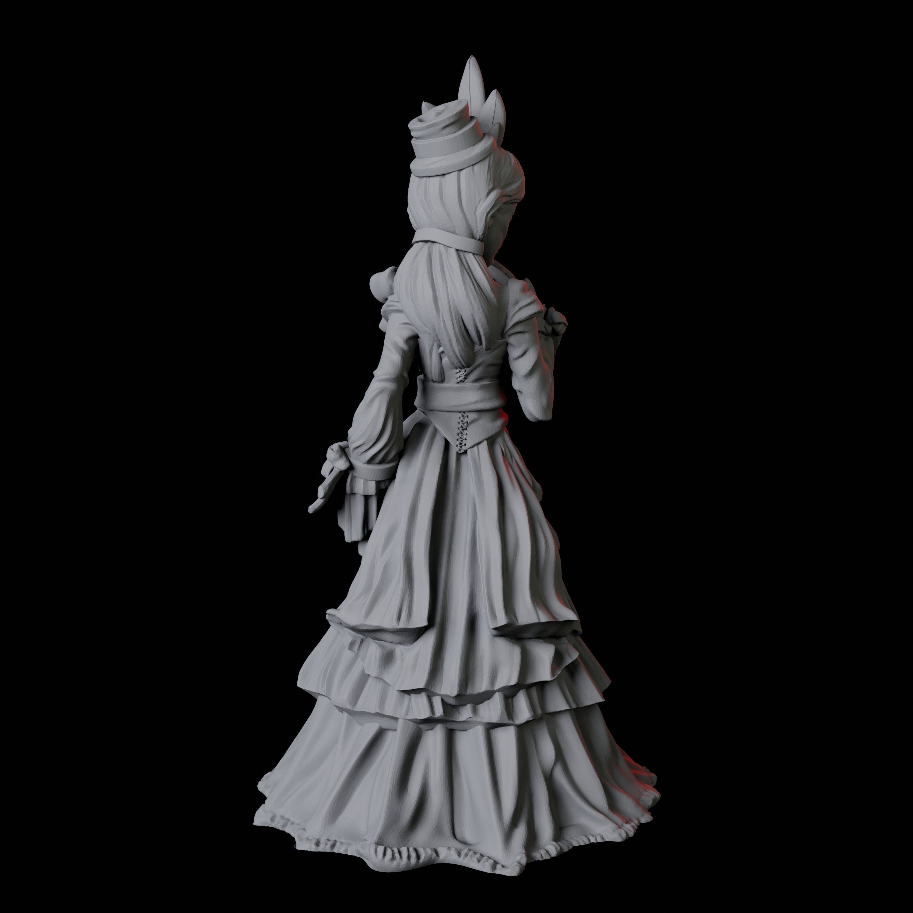 Masquerade Lady B Miniature for Dungeons and Dragons