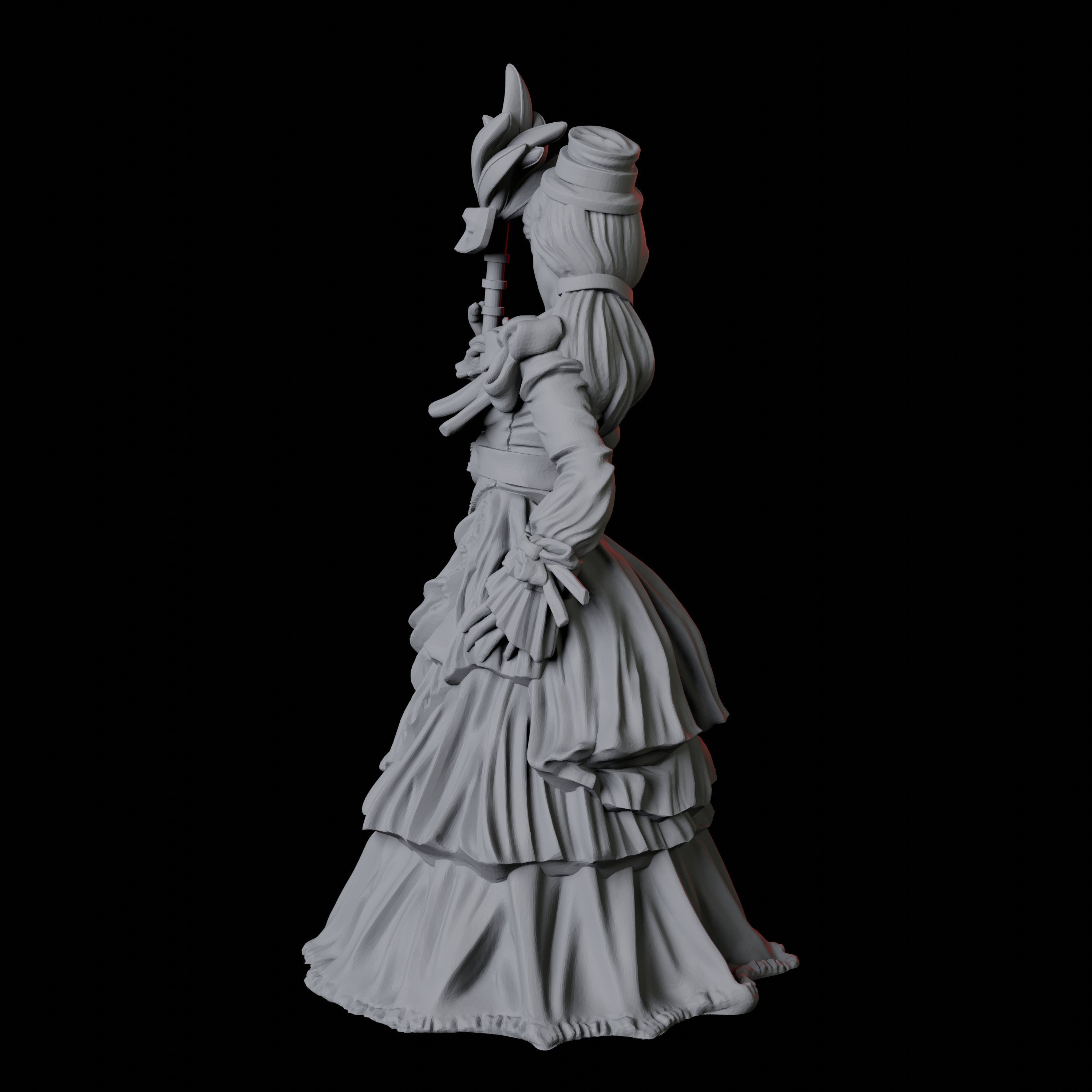 Masquerade Lady B Miniature for Dungeons and Dragons