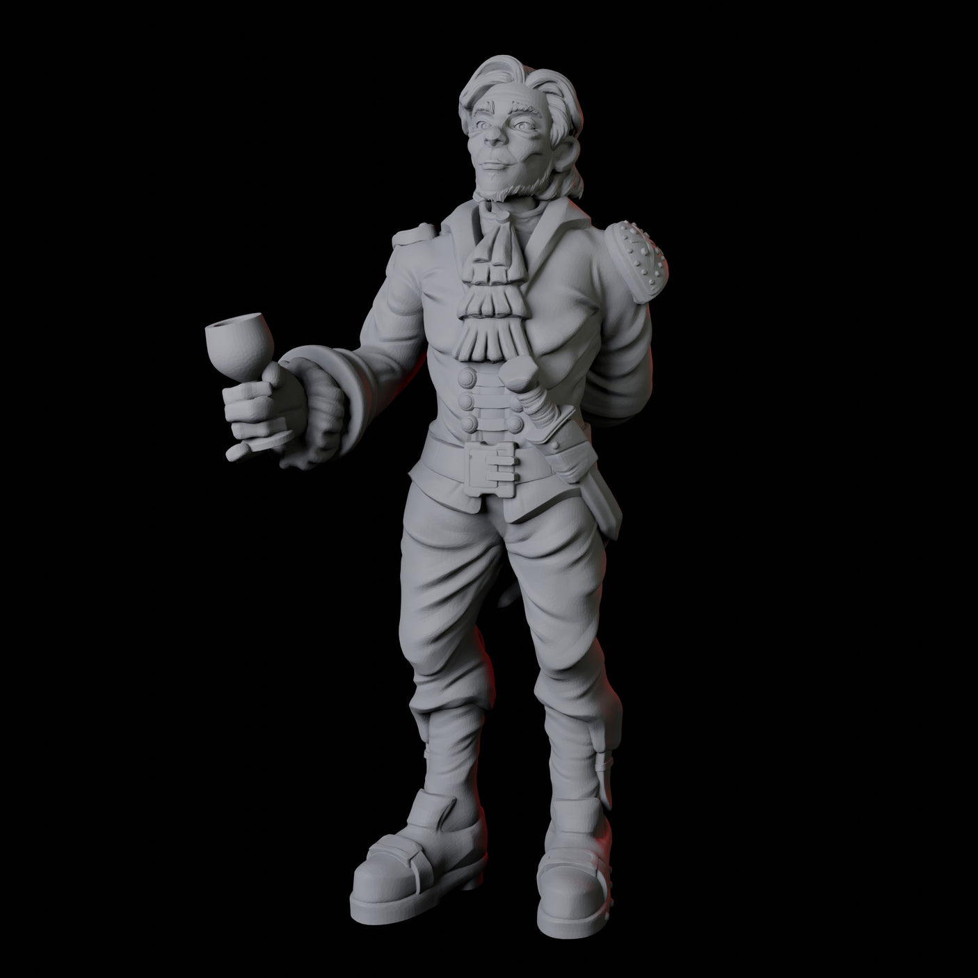 Masquerade Lord A Miniature for Dungeons and Dragons, Pathfinder or other TTRPGs