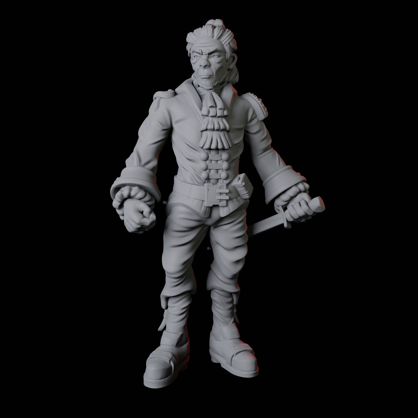 Masquerade Lord B Miniature for Dungeons and Dragons, Pathfinder or other TTRPGs