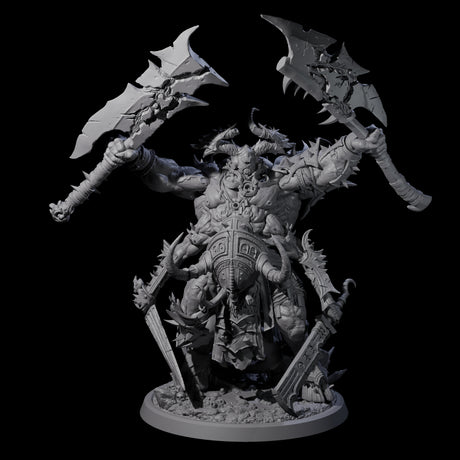 Massive Armoured Glabrezu Miniature for Dungeons and Dragons, Pathfinder or other TTRPGs