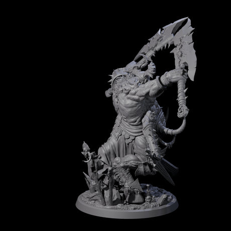 Massive Armoured Glabrezu Miniature for Dungeons and Dragons, Pathfinder or other TTRPGs
