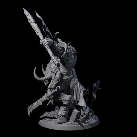 Massive Armoured Glabrezu Miniature for Dungeons and Dragons, Pathfinder or other TTRPGs