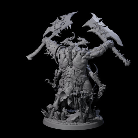 Massive Armoured Glabrezu Miniature for Dungeons and Dragons, Pathfinder or other TTRPGs