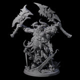 Massive Armoured Glabrezu Miniature for Dungeons and Dragons, Pathfinder or other TTRPGs