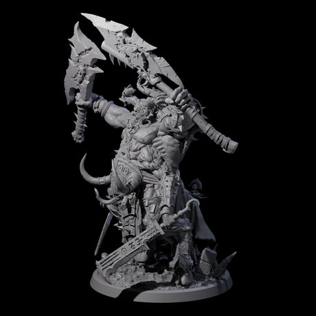 Massive Armoured Glabrezu Miniature for Dungeons and Dragons, Pathfinder or other TTRPGs