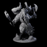 Massive Avatar of a Loxodon God Miniature for Dungeons and Dragons, Pathfinder or other TTRPGs