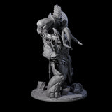 Massive Avatar of a Loxodon God Miniature for Dungeons and Dragons, Pathfinder or other TTRPGs