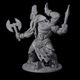Massive Avatar of a Loxodon God Miniature for Dungeons and Dragons, Pathfinder or other TTRPGs