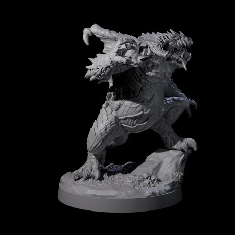 Massive Dragon Ogre B Miniature for Dungeons and Dragons, Pathfinder or other TTRPGs