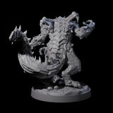 Massive Dragon Ogre B Miniature for Dungeons and Dragons, Pathfinder or other TTRPGs
