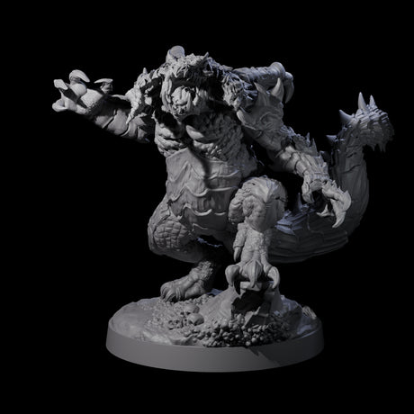 Massive Dragon Ogre B Miniature for Dungeons and Dragons, Pathfinder or other TTRPGs
