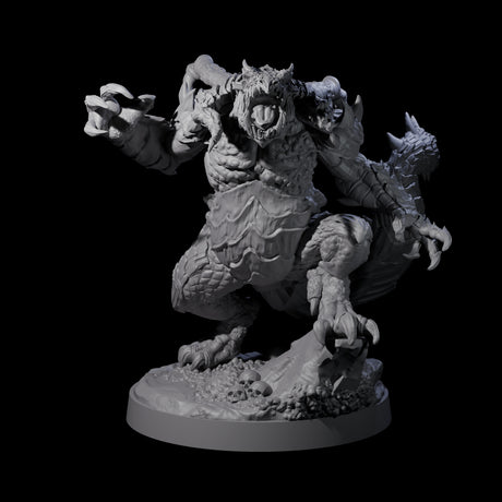 Massive Dragon Ogre B Miniature for Dungeons and Dragons, Pathfinder or other TTRPGs