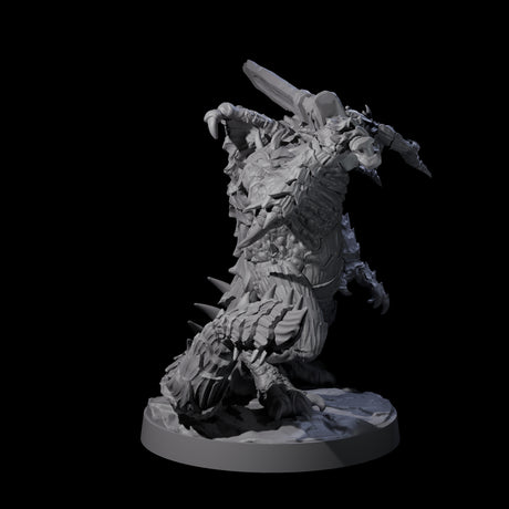 Massive Dragon Ogre C Miniature for Dungeons and Dragons, Pathfinder or other TTRPGs