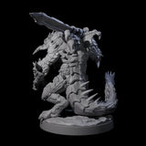 Massive Dragon Ogre C Miniature for Dungeons and Dragons, Pathfinder or other TTRPGs