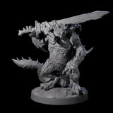 Massive Dragon Ogre C Miniature for Dungeons and Dragons, Pathfinder or other TTRPGs