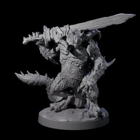 Massive Dragon Ogre C Miniature for Dungeons and Dragons, Pathfinder or other TTRPGs