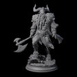 Massive Satyr Barbarian Miniature for Dungeons and Dragons, Pathfinder or other TTRPGs