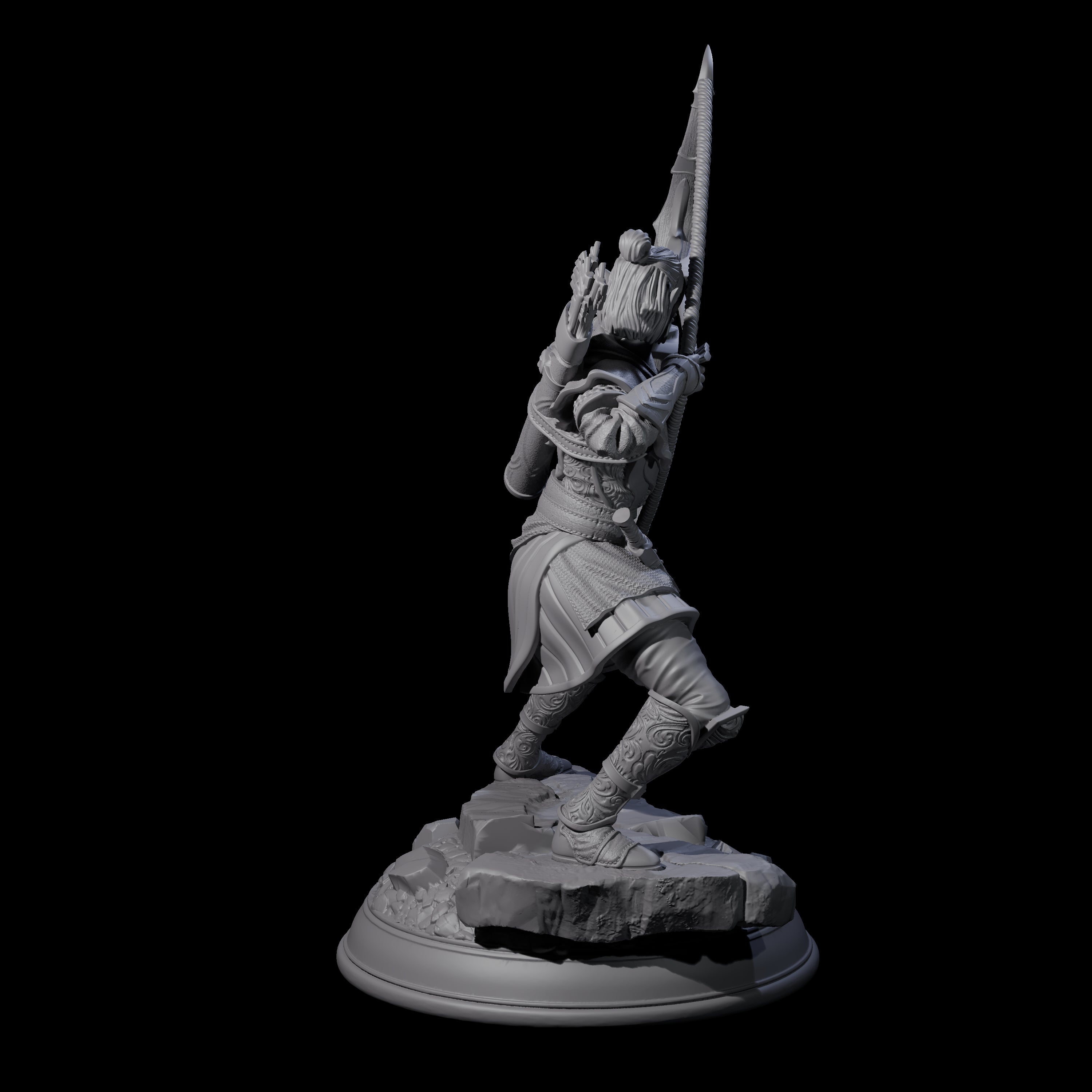 Master Archer Miniature for Dungeons and Dragons, Pathfinder or other TTRPGs