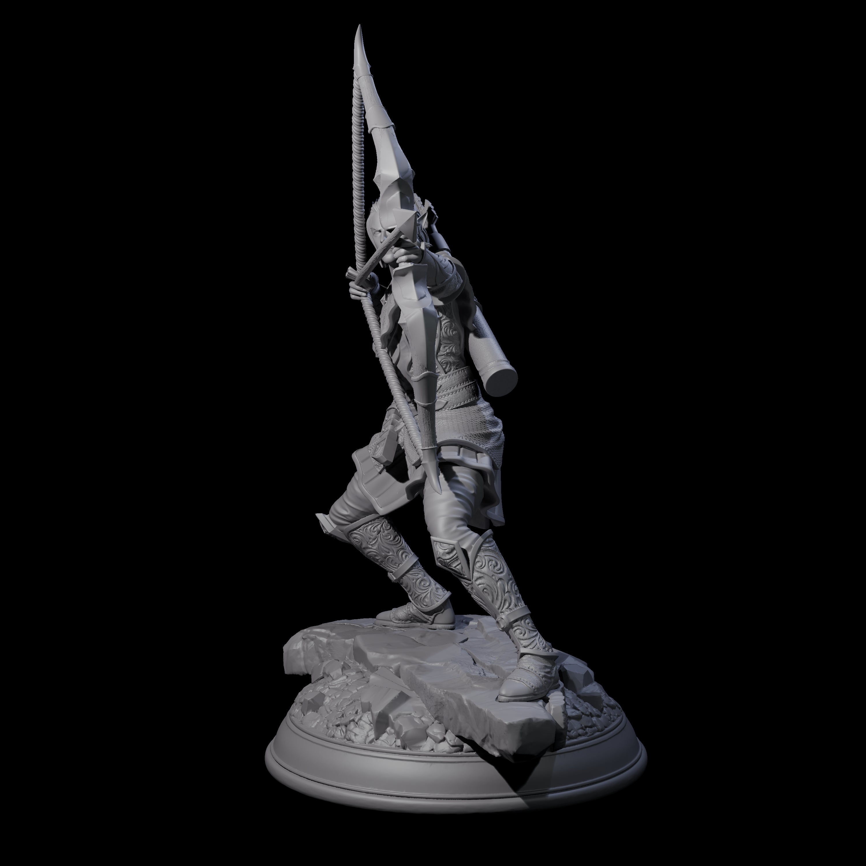 Master Archer Miniature for Dungeons and Dragons, Pathfinder or other TTRPGs