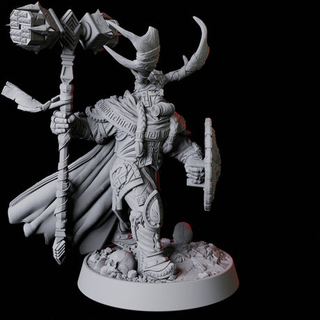 Master Barbarian Druid Miniature for Dungeons and Dragons, Pathfinder or other TTRPGs