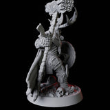 Master Barbarian Druid Miniature for Dungeons and Dragons, Pathfinder or other TTRPGs