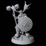 Master Barbarian Druid Miniature for Dungeons and Dragons, Pathfinder or other TTRPGs