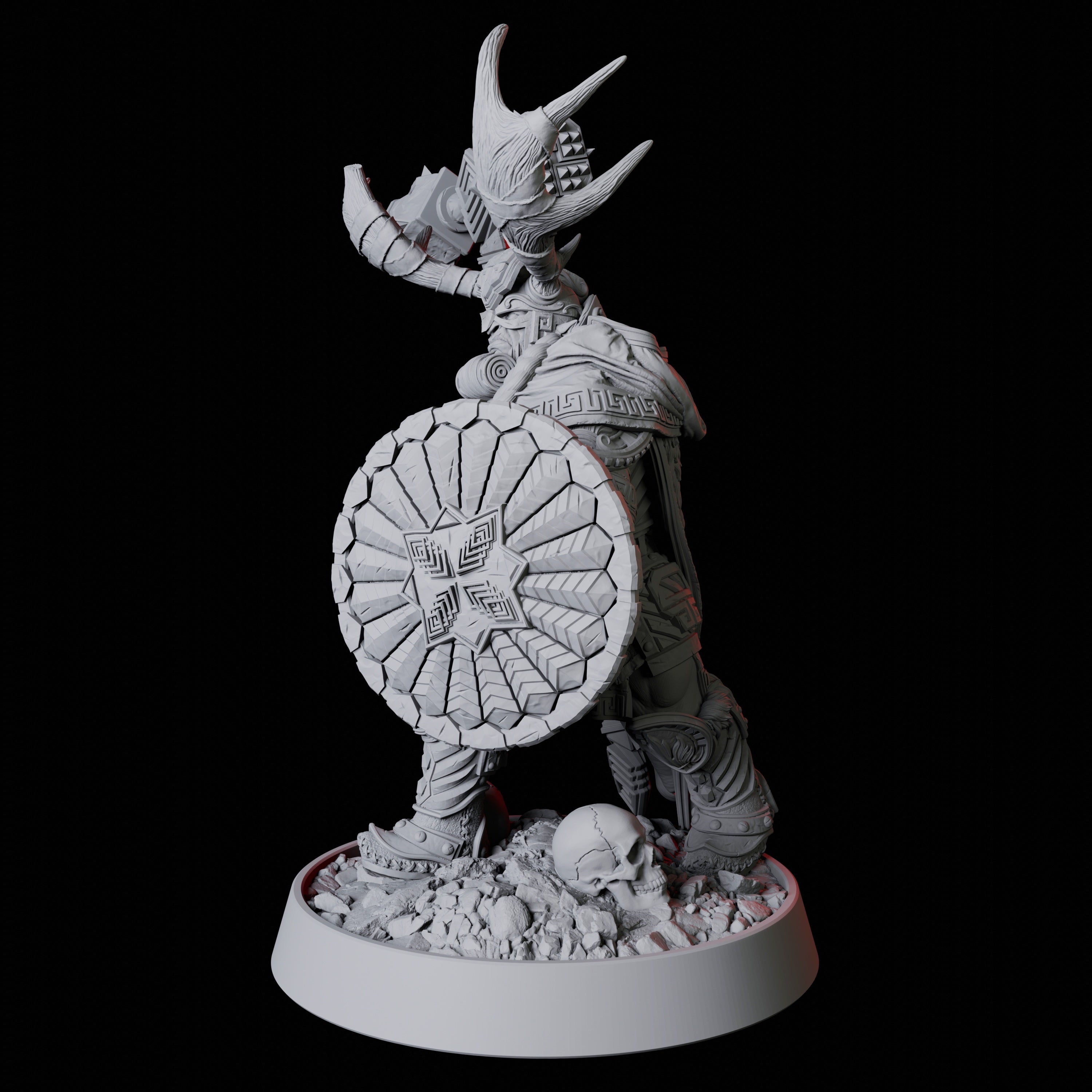 Master Barbarian Druid Miniature for Dungeons and Dragons