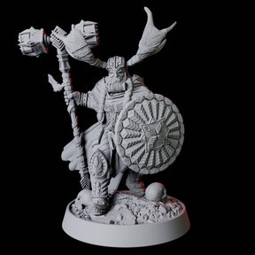 Master Barbarian Druid Miniature for Dungeons and Dragons, Pathfinder or other TTRPGs