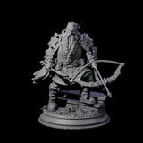 Master Dwarf Hunter Miniature for Dungeons and Dragons, Pathfinder or other TTRPGs