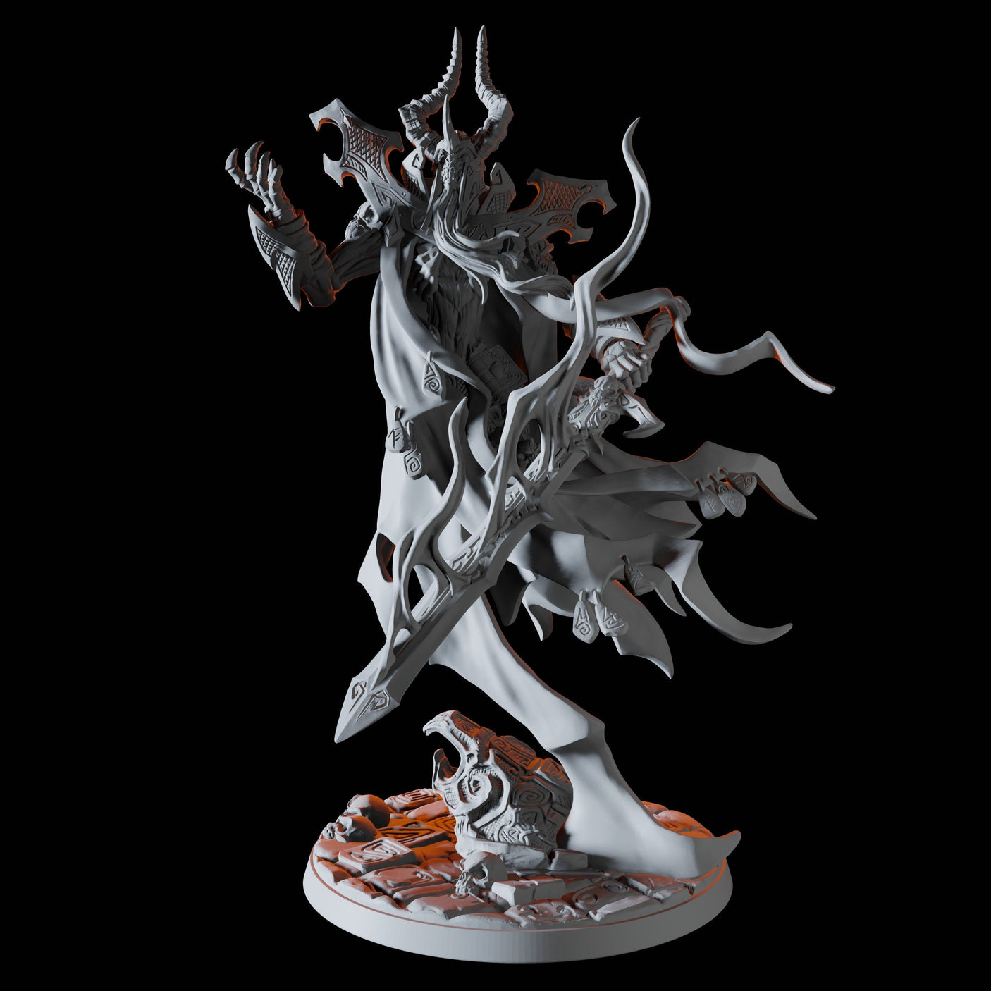 Master Lich Miniature for Dungeons and Dragons, Pathfinder or other TTRPGs
